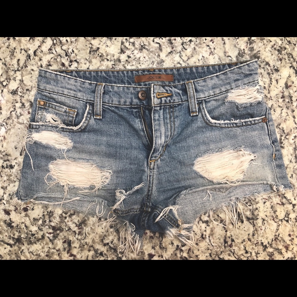 Joe’s Vintage Distressed Denim Shorts